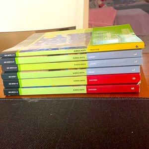 UPDATED Math books (8) brand new never used K-1